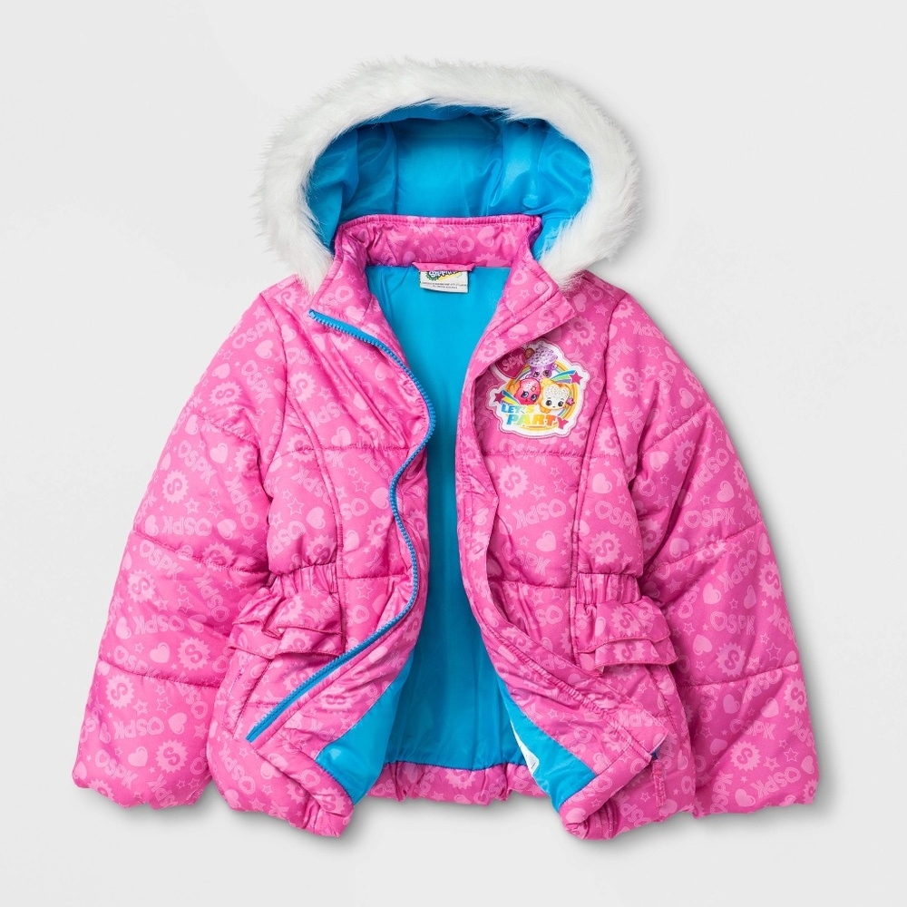 Shopkins Winter Coat Size 4